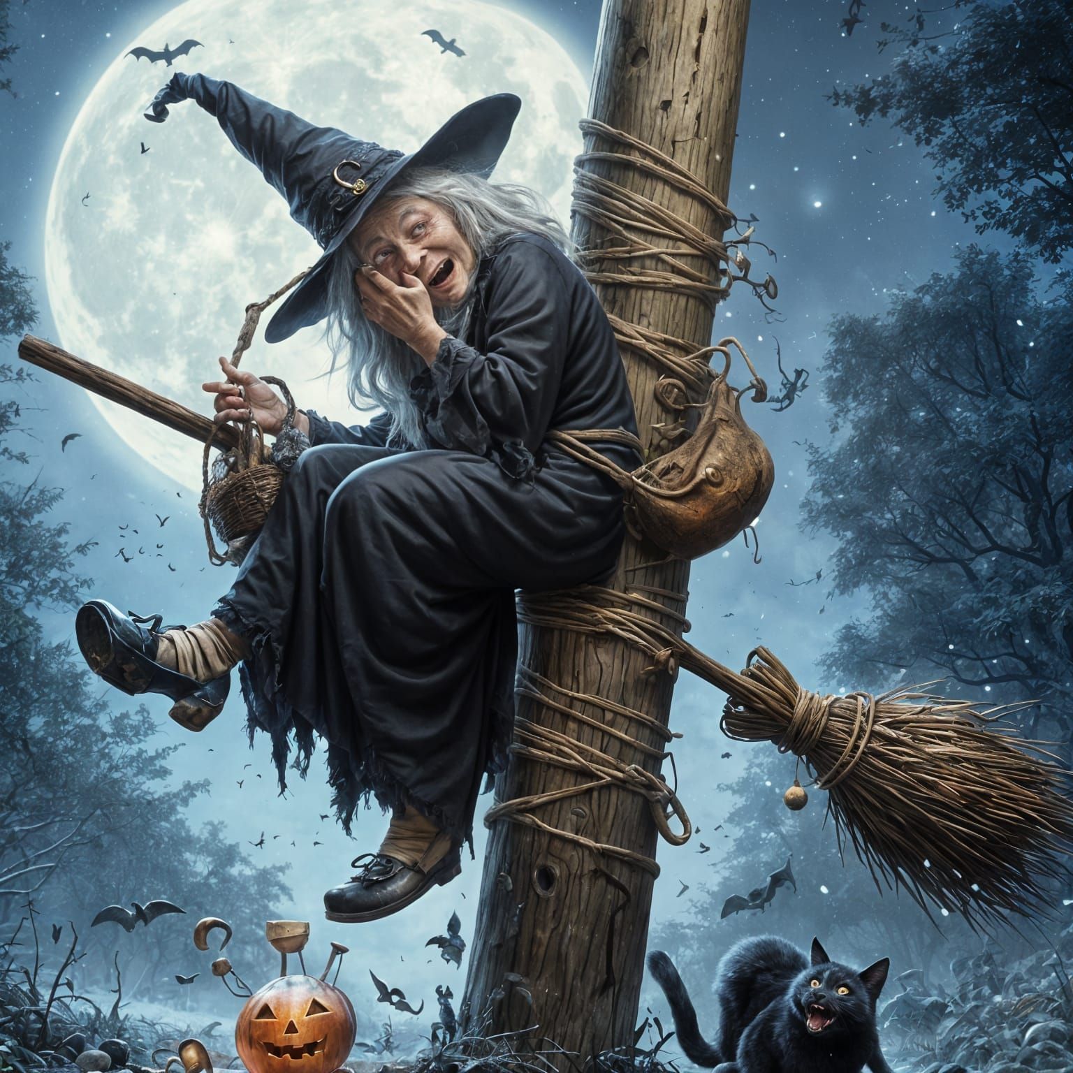 Who put the pole there