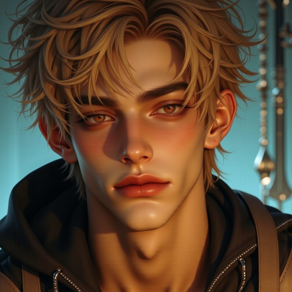 Nix: Studious Young Man with Sandy Blond Hair