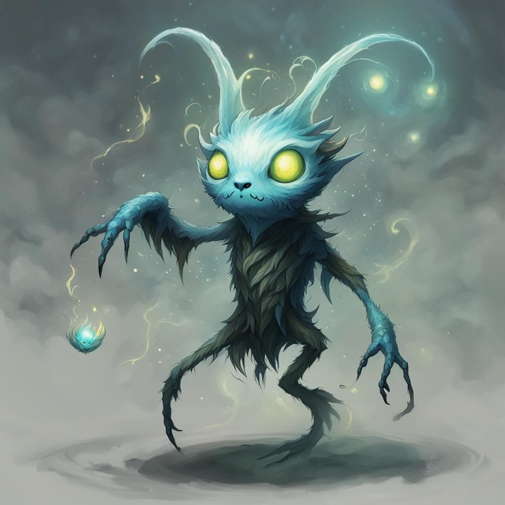 Enchanting Wisp Creature by MoogleMeg