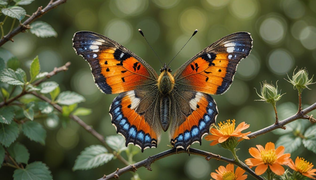 Impressionist Butterfly in Soft Focus