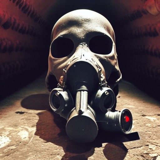 Death in Venetian Mask Amidst Hellfire