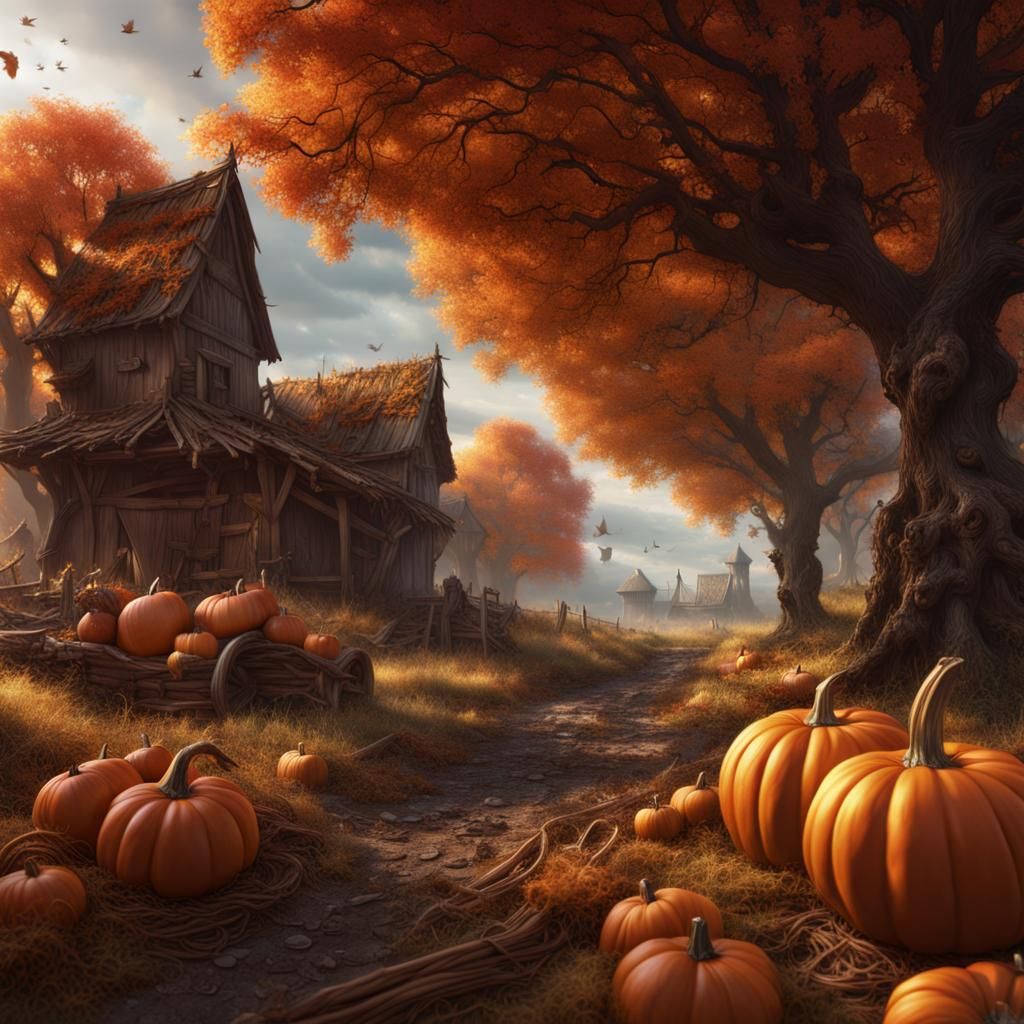 Fantastical Fall Harvest in Deep Color