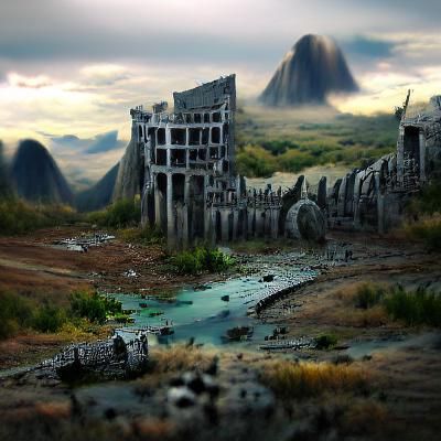 Forgotten Land: Detailed Matte Painting