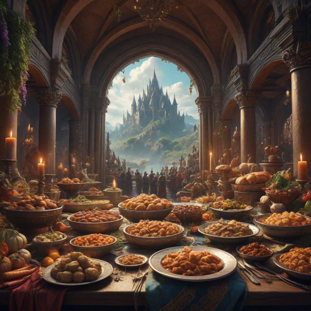 Fantastical Feast Concept Art for World Tripe Day