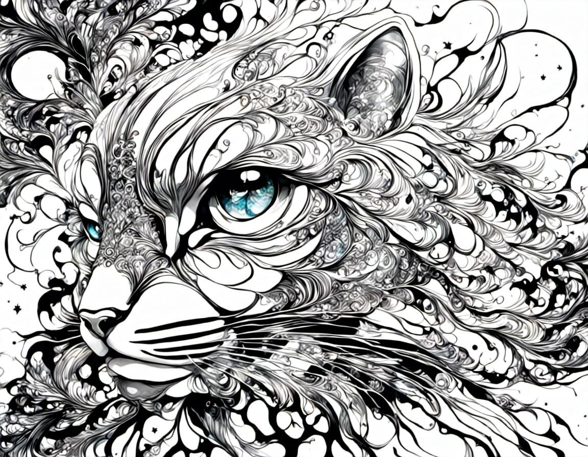 Psychedelic Buddha in Romantic Watercolor Style