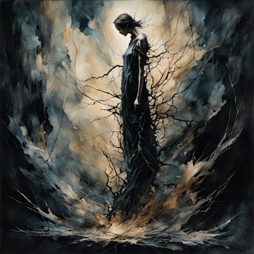 Power in the Darkness: A Study in Contrast