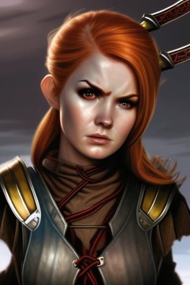 Gnome Rogue Assassin Portrait in Hyperdetailed Digital Art
