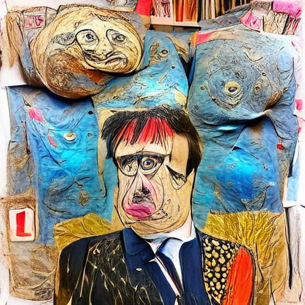 Art Brut Style Composition