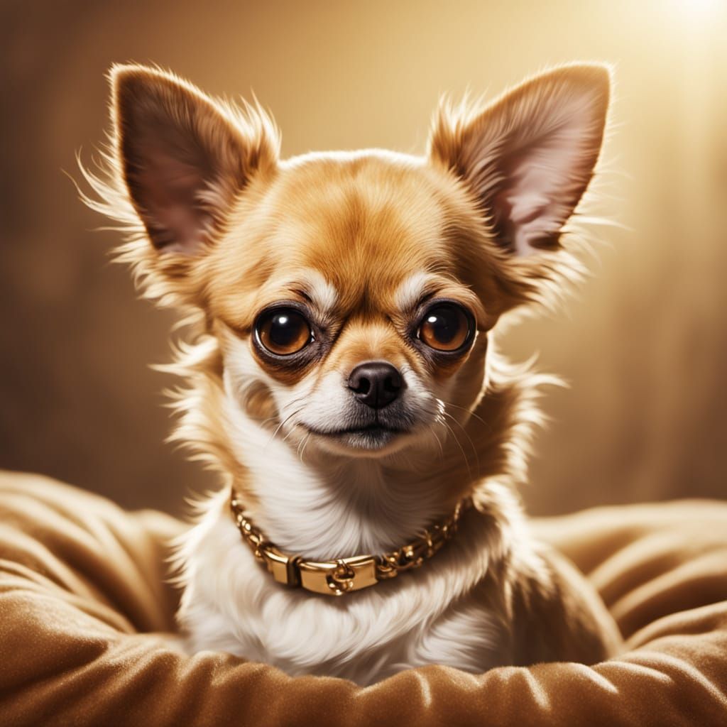 Chihuahua in Warm, Golden Light