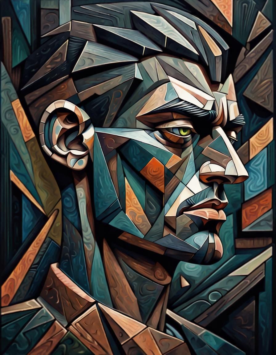 A Man in Cubism