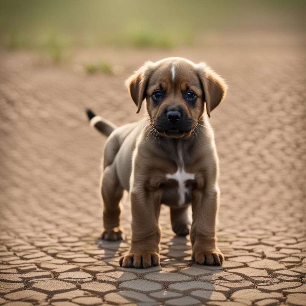 Adorable Puppy Generated by AI