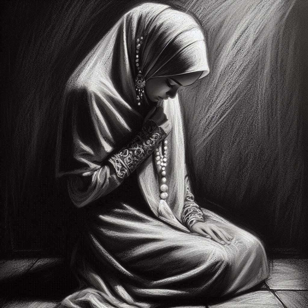 Classic Charcoal Drawing