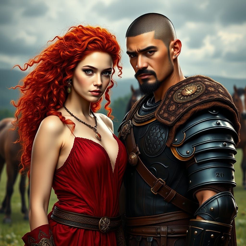 Celtic Woman and Asian Warrior in Ancient Greece