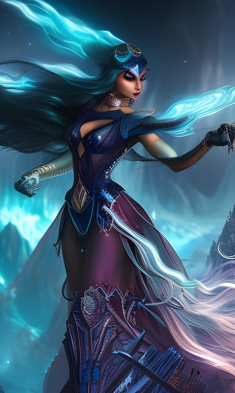 Blue Jadeite Magician upsized