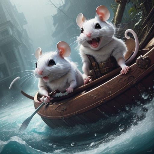 Whimsical Mice in Sydney CBD
