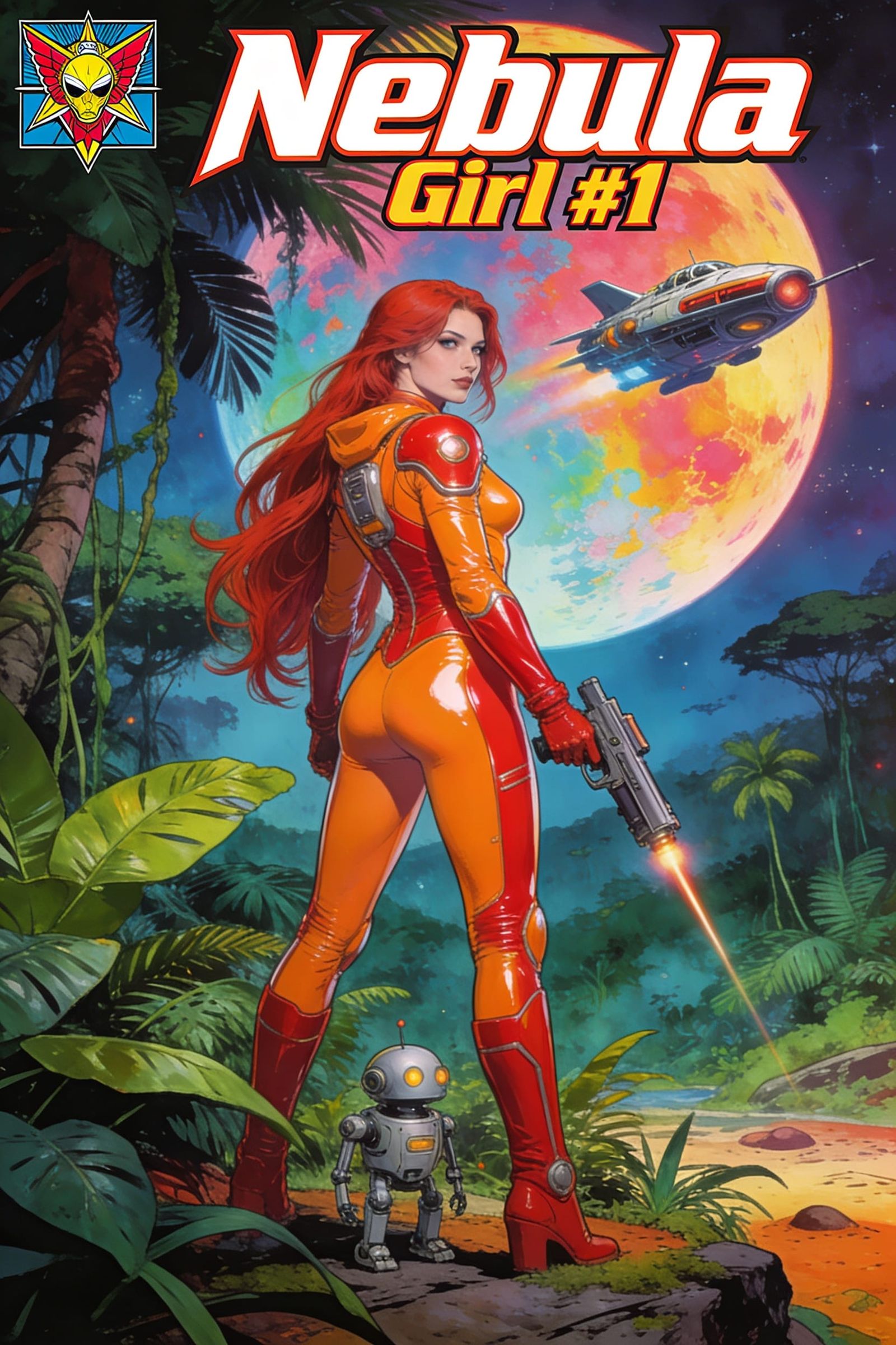 Nebula Girl #1: Space Woman on Jungle Planet