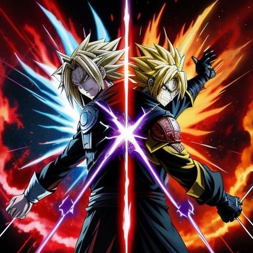 Epic Anime Battle: Demon vs Angel Super Saiyan