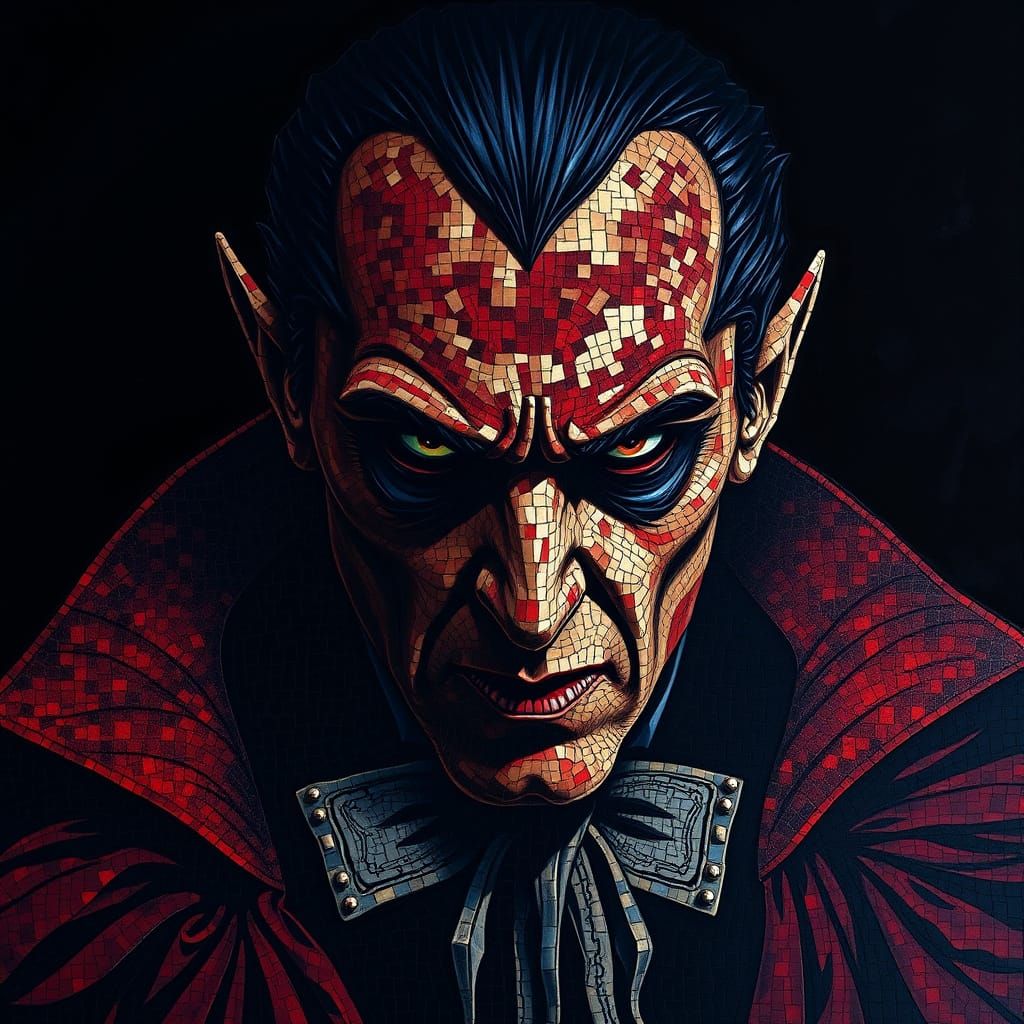 Dracula mosaic