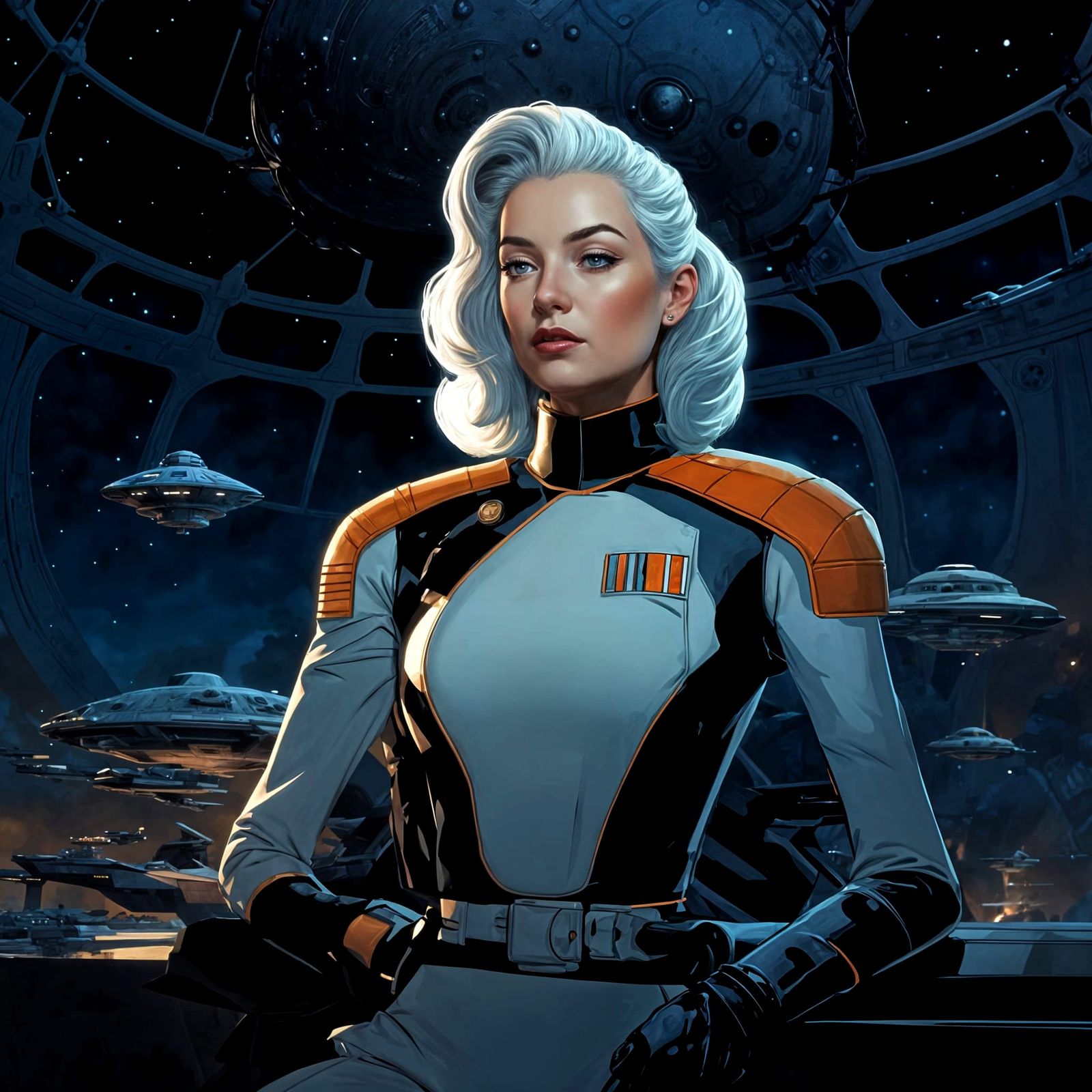 Elegant Star Wars Admiral Commands the Galaxy