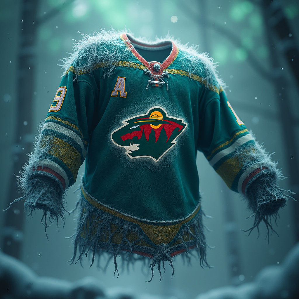 Ethereal Minnesota Wild Jersey in Dreamlike Wilderness