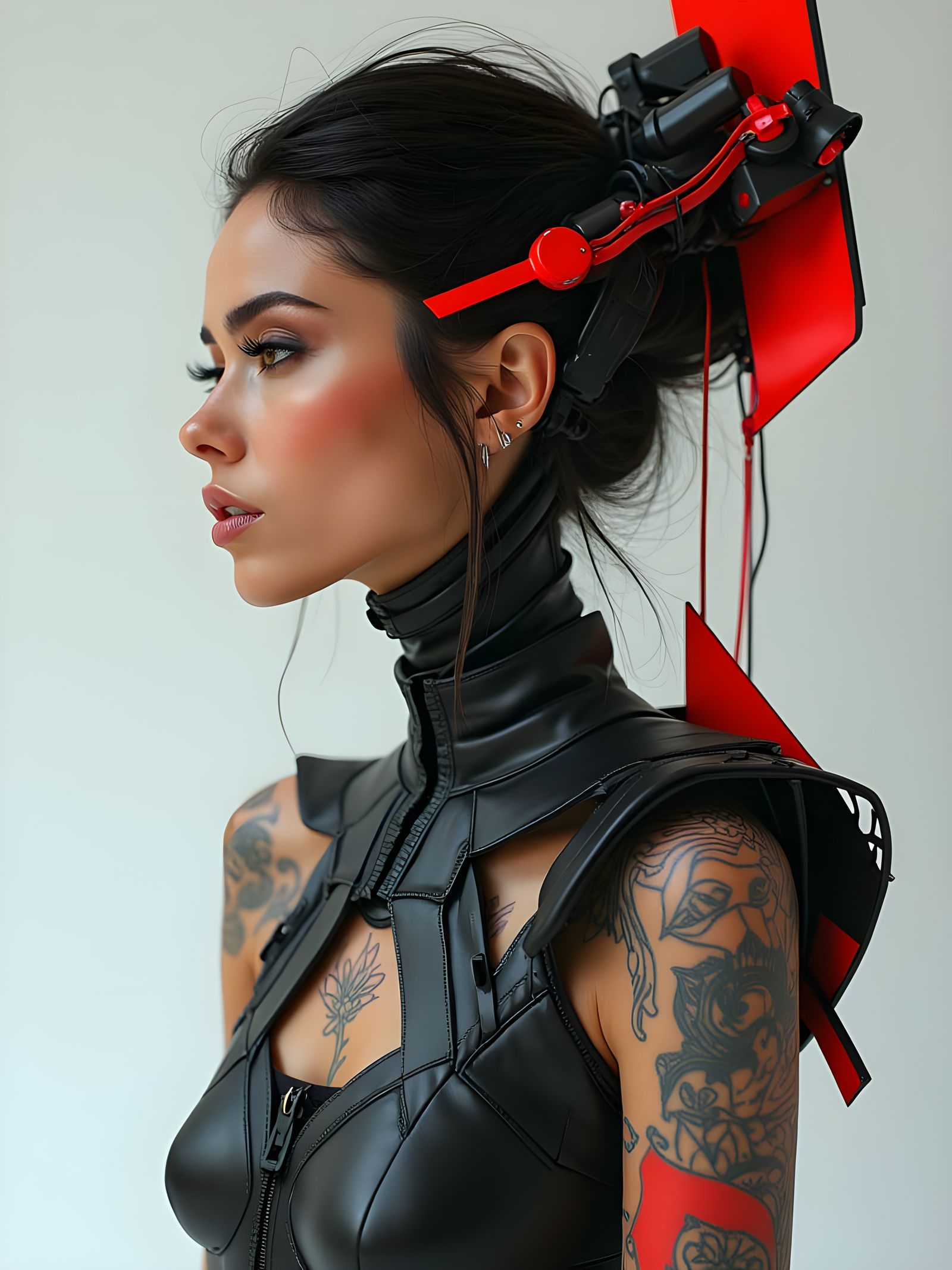 Futuristic Fashion Masterpiece: Constructivist Style