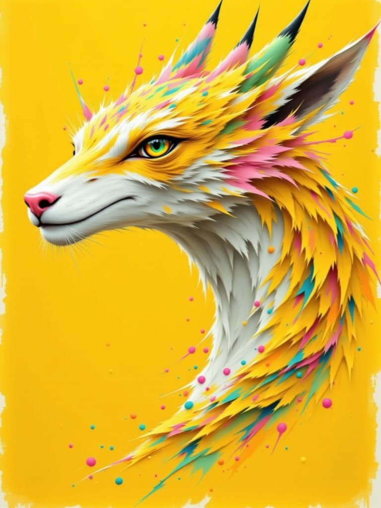 A Colorful Trickster Smirks at the Sun in Japanese-Inspired ...