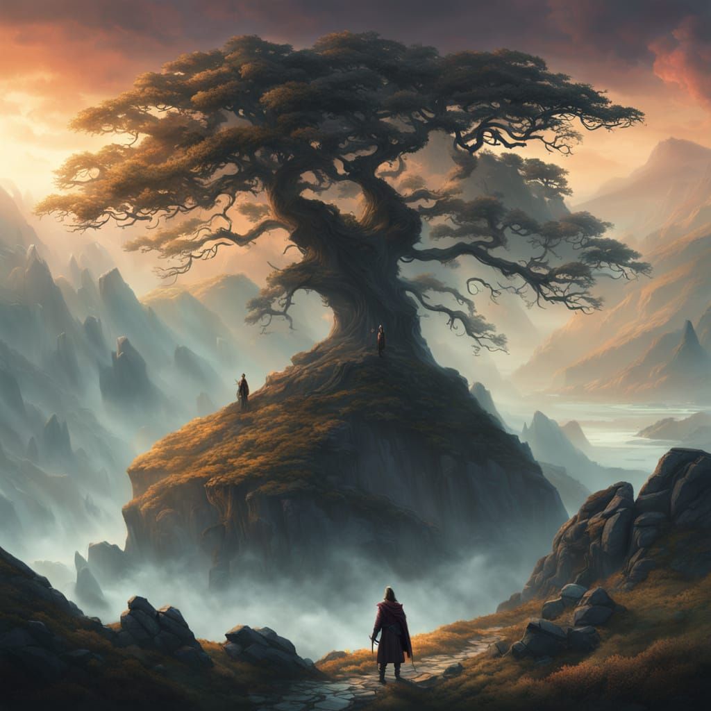 Ethereal Celtic Warrior on Emerald Isle