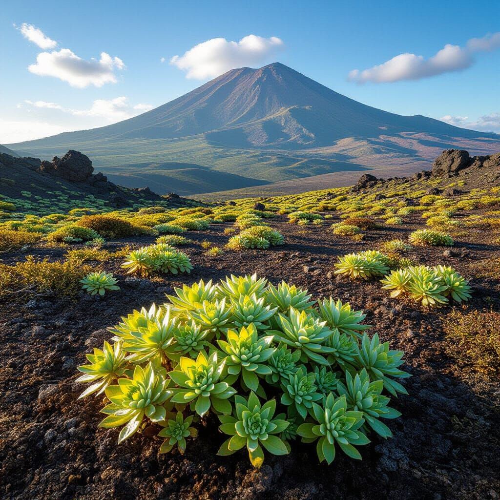 Vesuvianite Landscape: A Mineral World