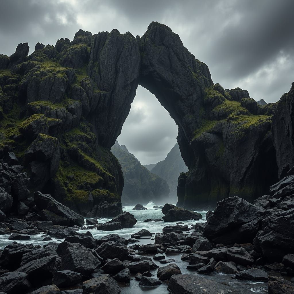 Majestic Rock Archway Landscape