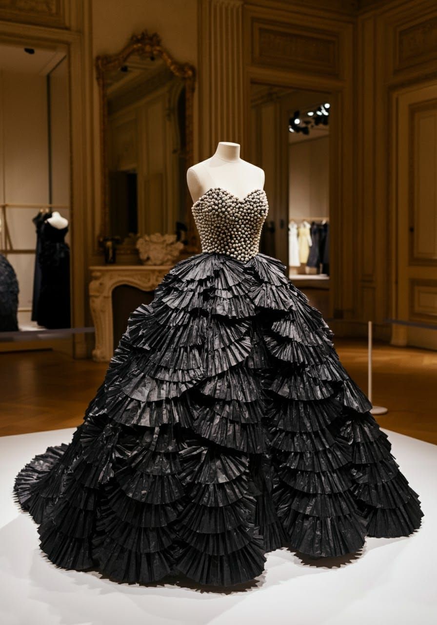 Paper Napkin Ball Gown by Dior