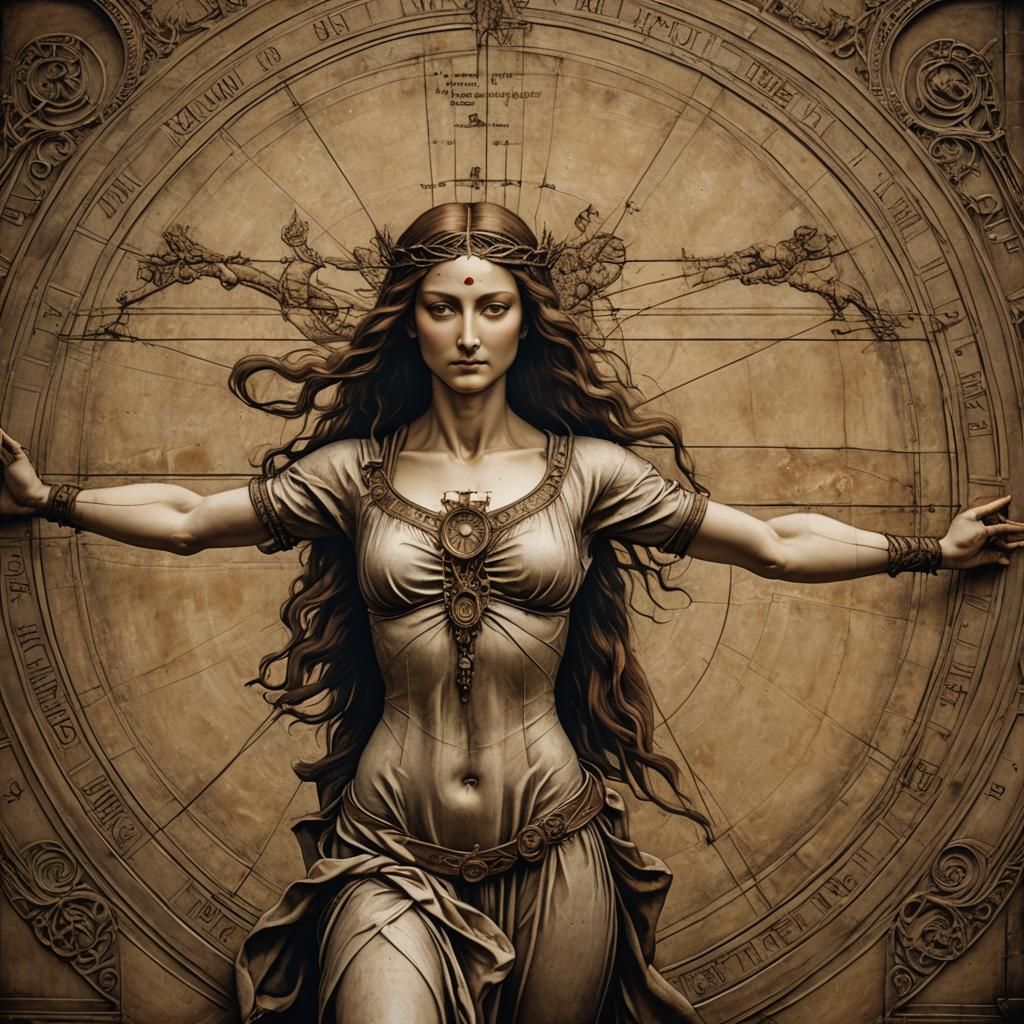 Vitruvian Woman