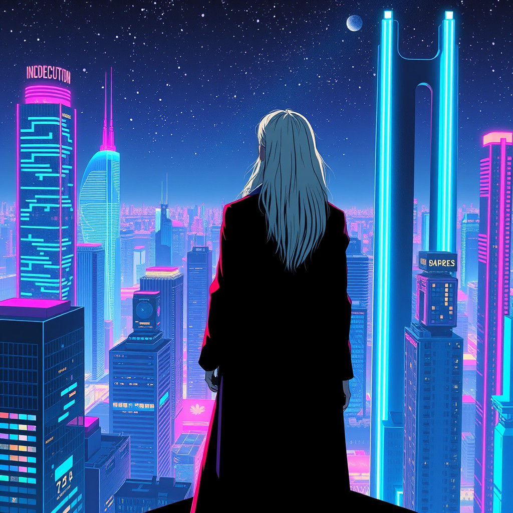 From up here, the city streets themselves are art.