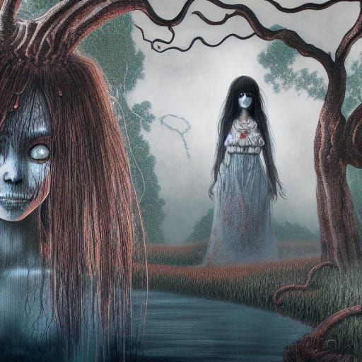 Junji Ito's La Llorona: Detailed Horror Art