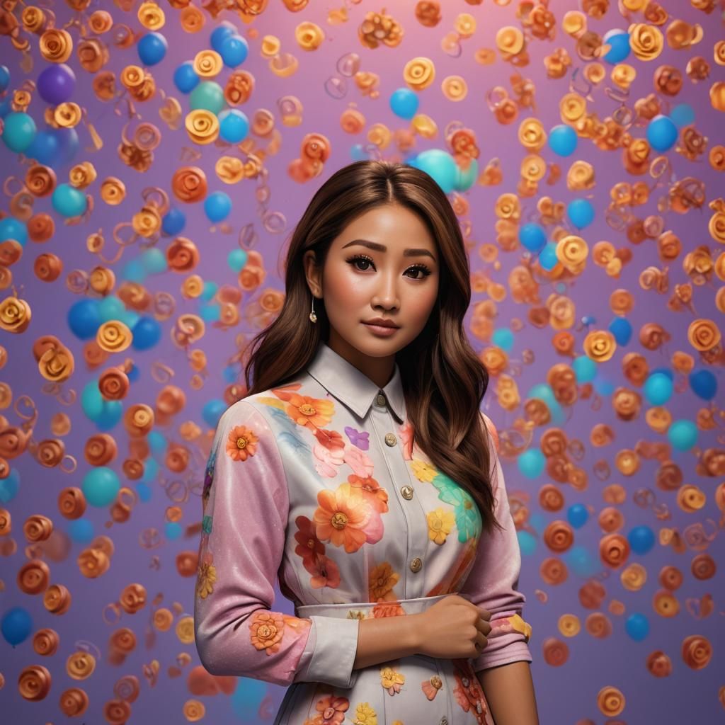 Brenda song as the most gorgeous woman in the world.