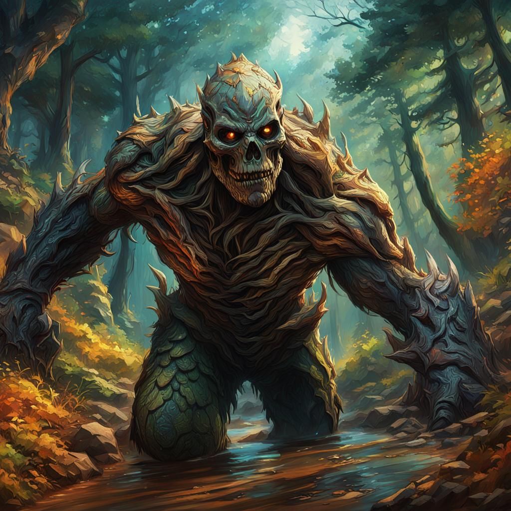 Hyperrealistic Splash Art of Hunter's Hollow