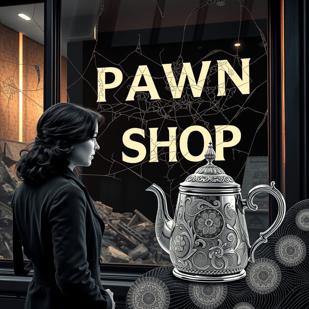 London Blitz Pawn Shop: Futuristic 3D Art