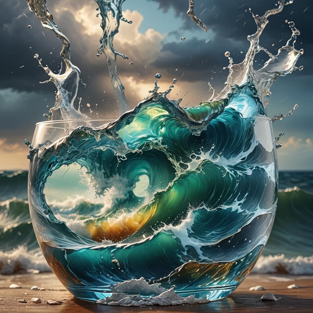 Rough Seas in a Glass