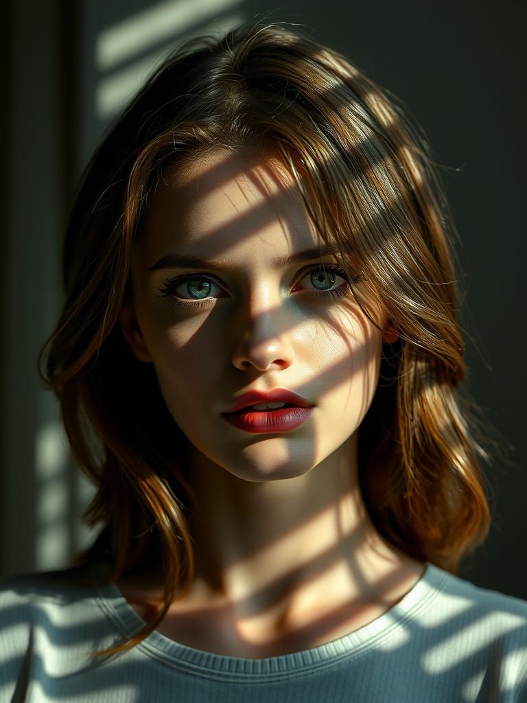 Striking Portrait of Woman in High Resolution