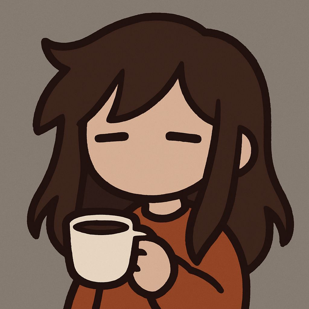 Minimalist Cartoon Profile Picture of Androgynous Character