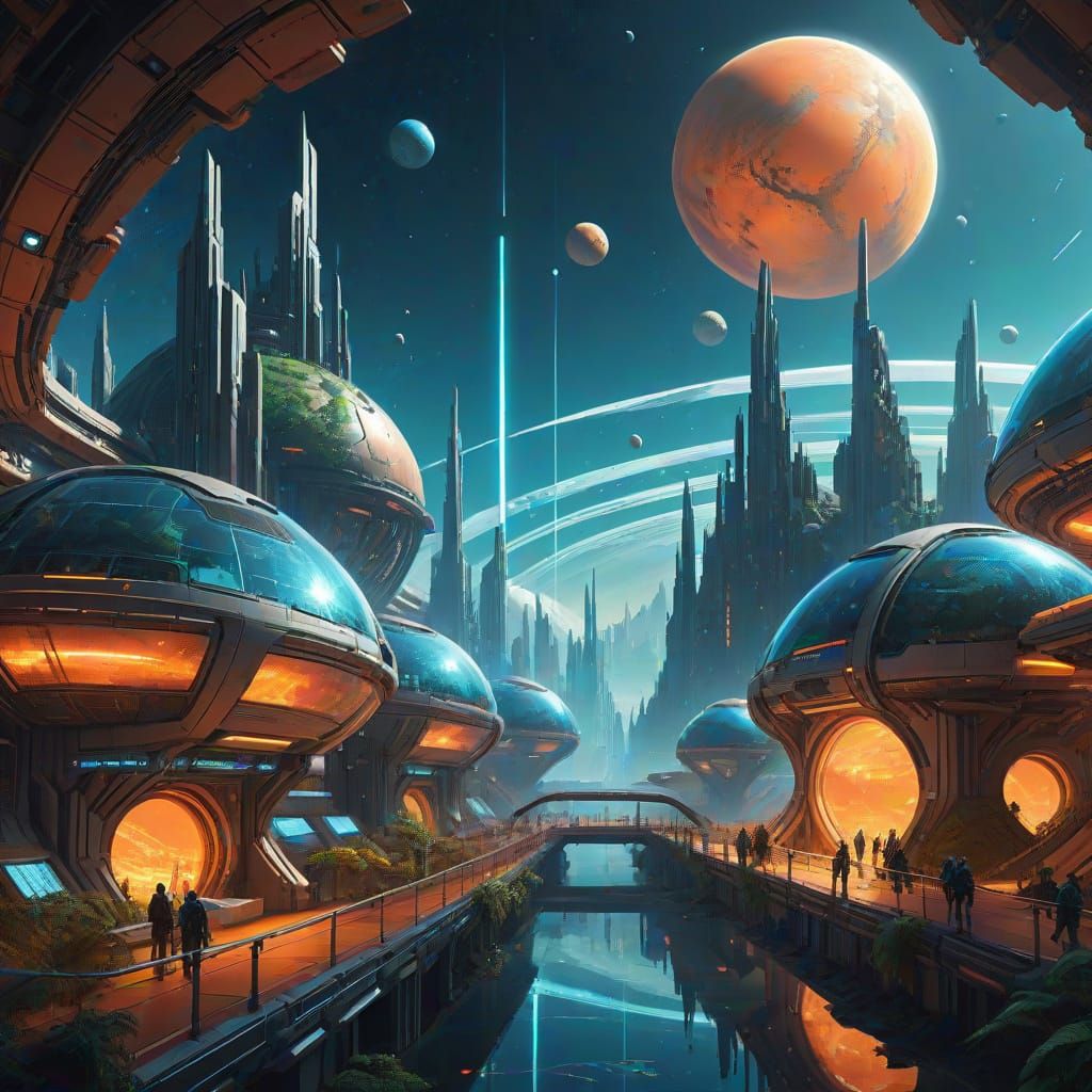 Mars in the year 2347