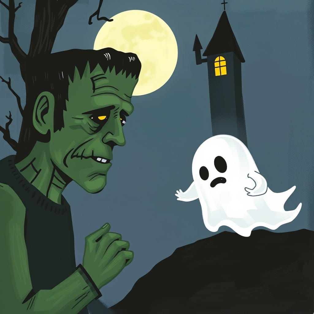 Monstrous Encounter in a Haunted Landscape