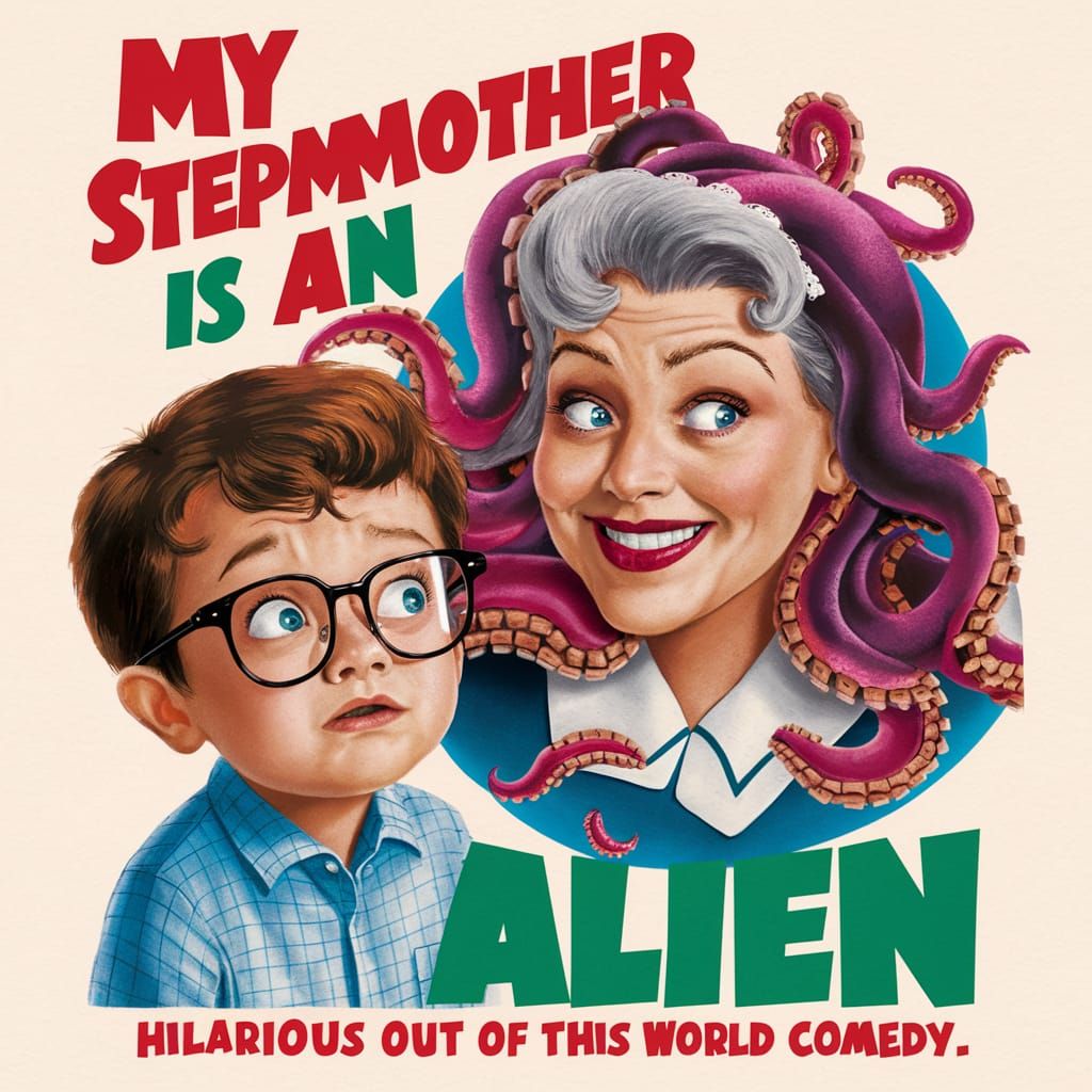 My Stepmother is an Alien Movie Poster