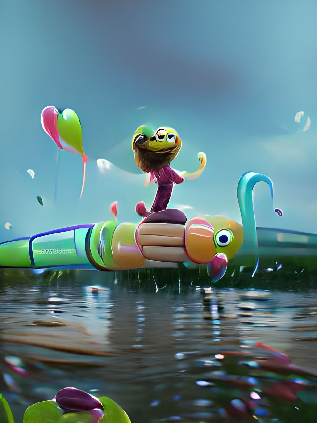 Wacky Inflatable Arm Flailing Tube Man, Realistic Style