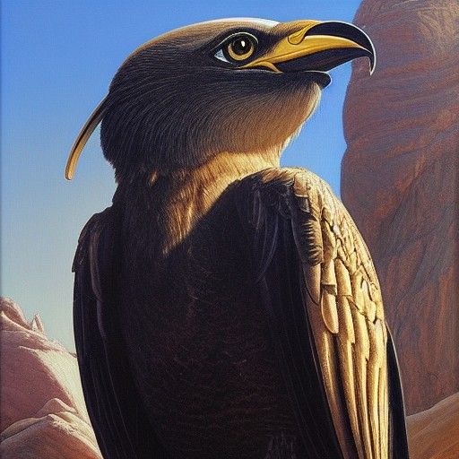 Horus: Oil Painting Inspired by James Gurney