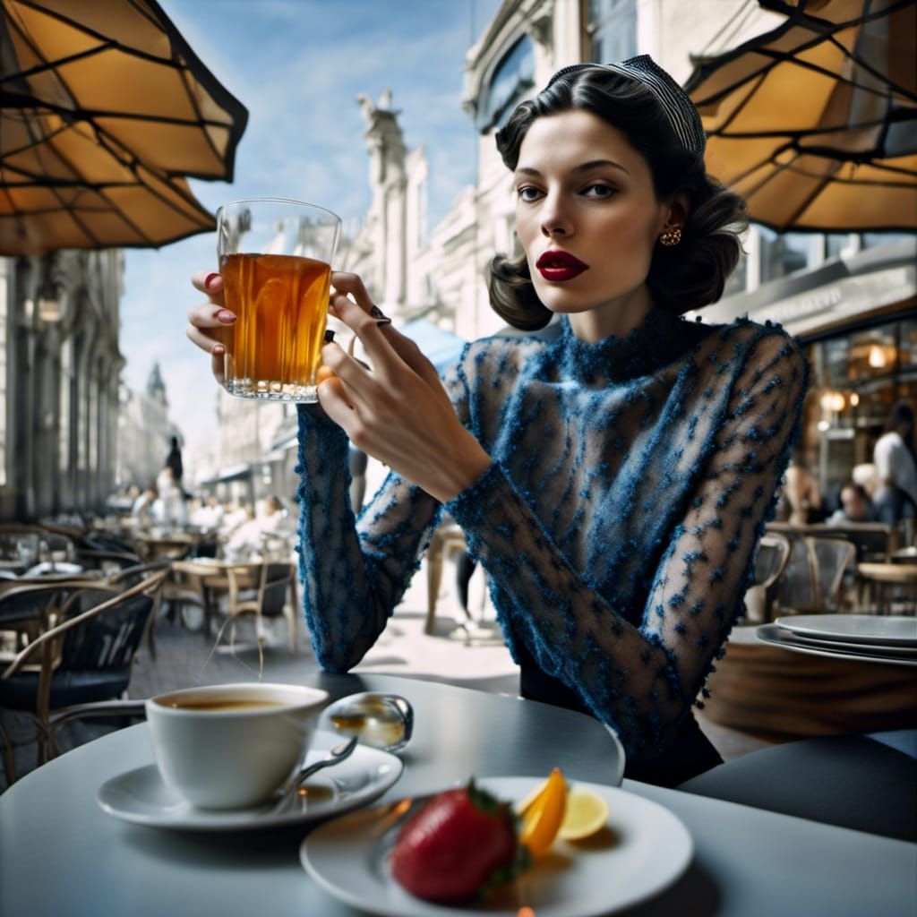 nibbling her way through Europe