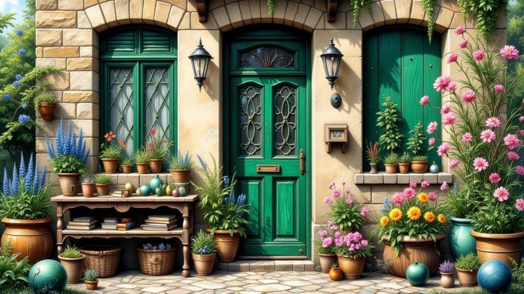 La maison aux fleurs