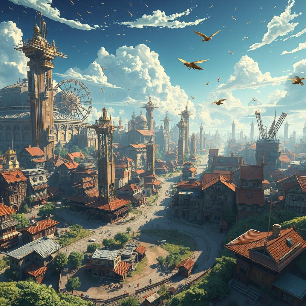 Cockroach Civilization Replaces Human Cities In Anime Landsc...