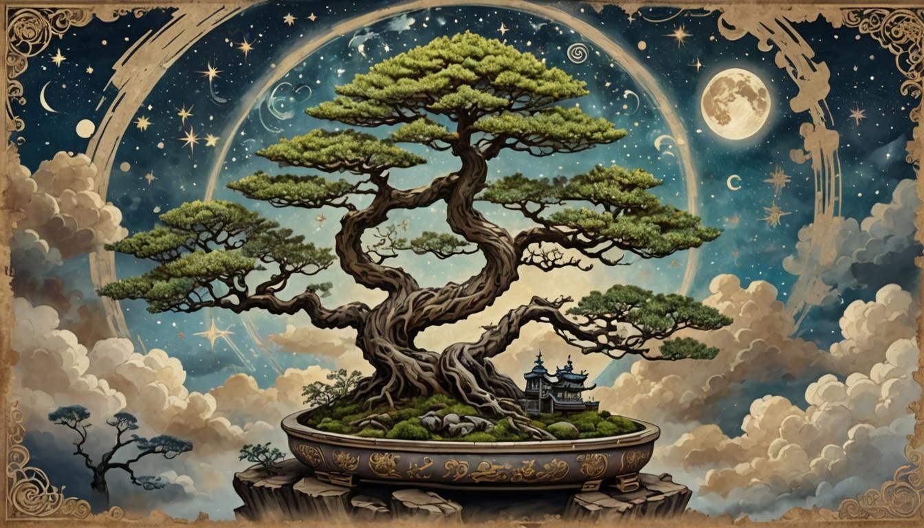 Bonsai Cloud Tree: A Digital Art Masterpiece