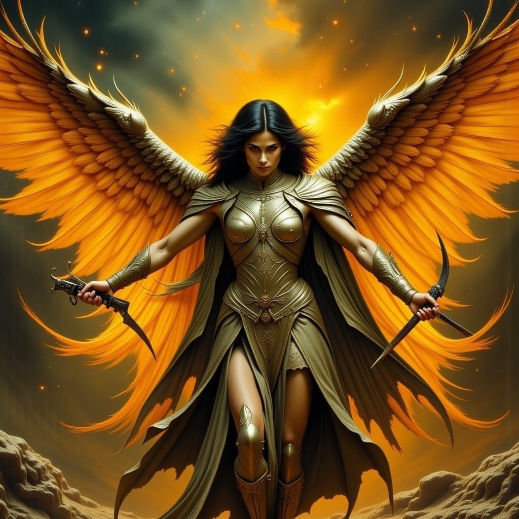 Ethereal Warrior Engages in Intergalactic Battle