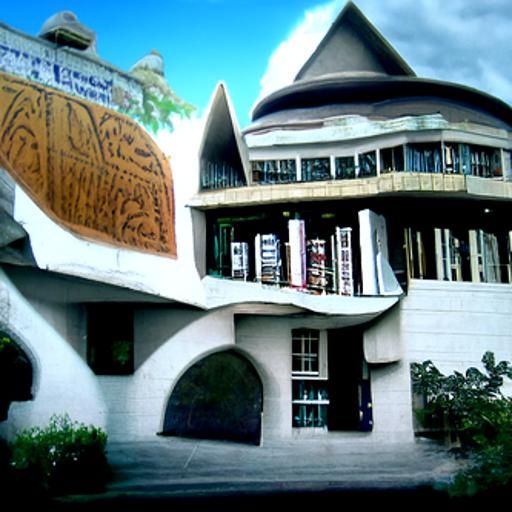 AI Visualisation of the House of Knowledge